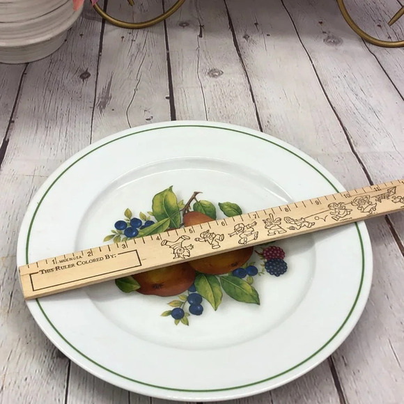 vintage porcelain plates made in france fruits - Picture 6 of 6